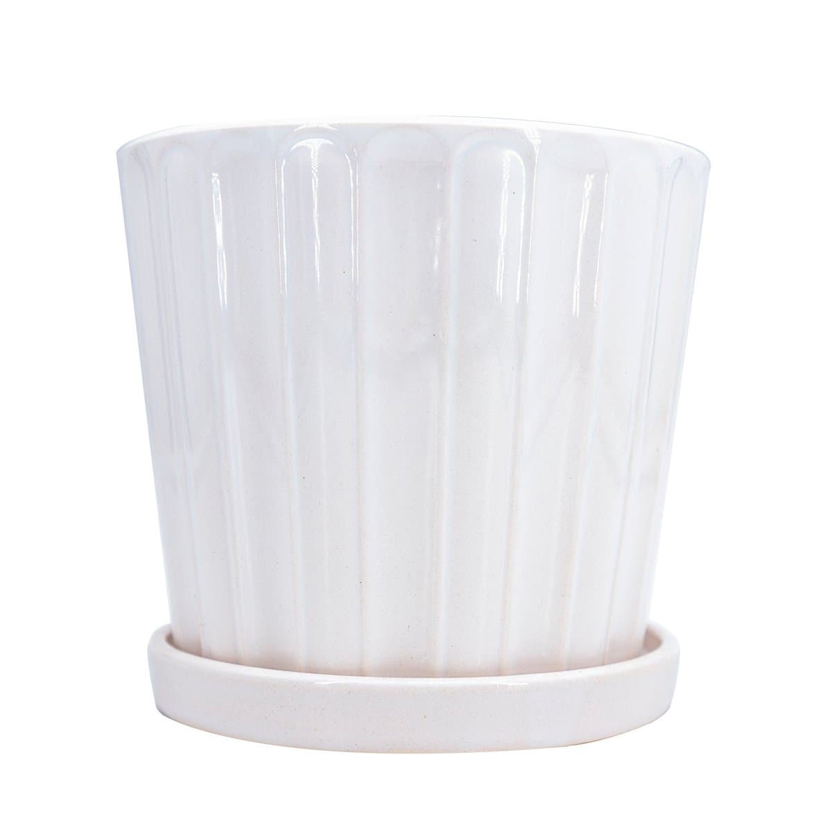 Macetero Blanco M/TX55376-WH Macetero Blanco M/TX55376-WH