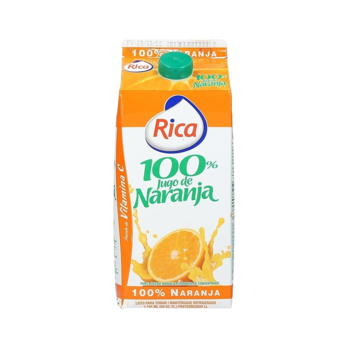 Jugo De Naranja 100% Rica 1.7 Lt Jugo De Naranja 100% Rica 1.7 Lt