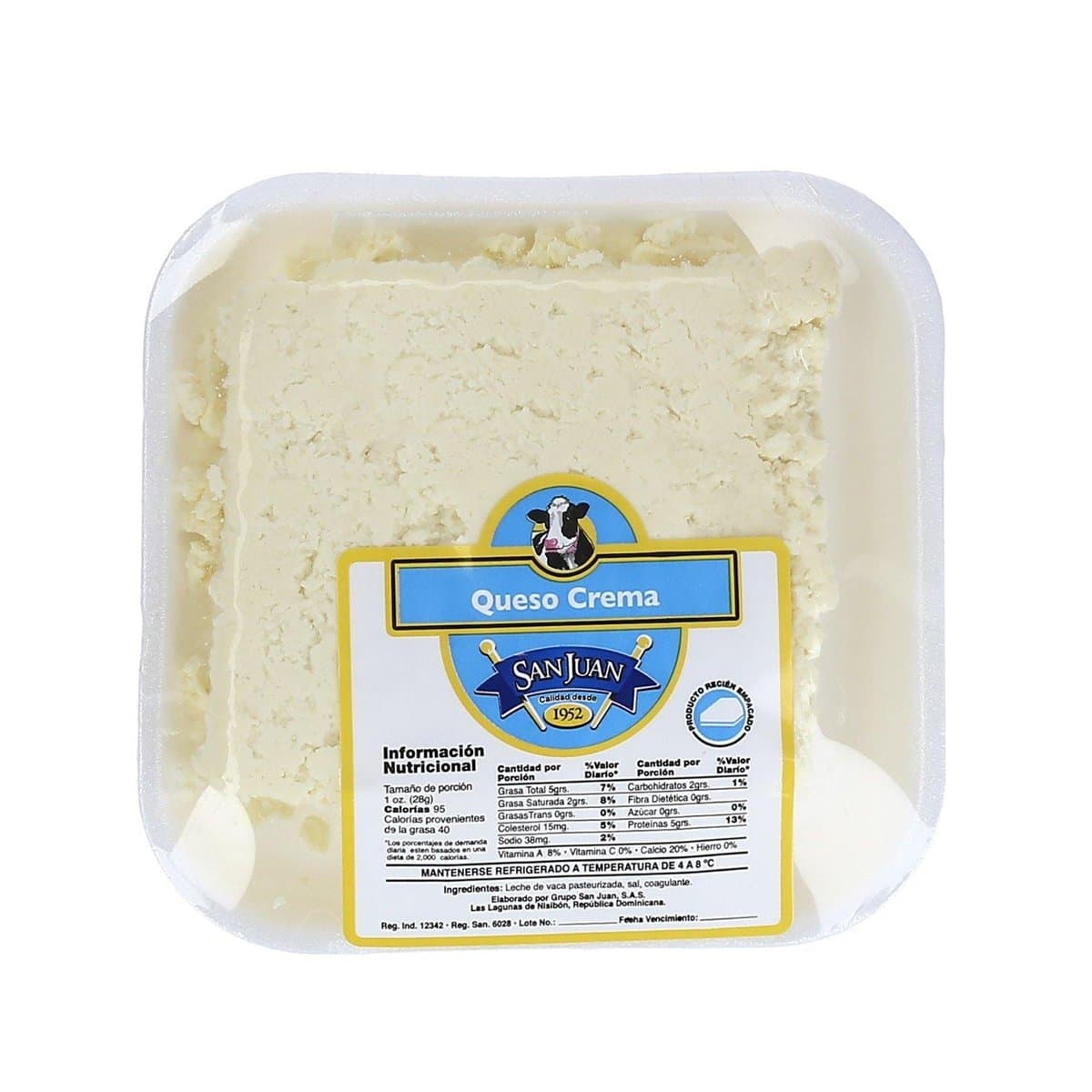 Queso Crema San Juan 12 Oz Queso Crema San Juan 12 Oz