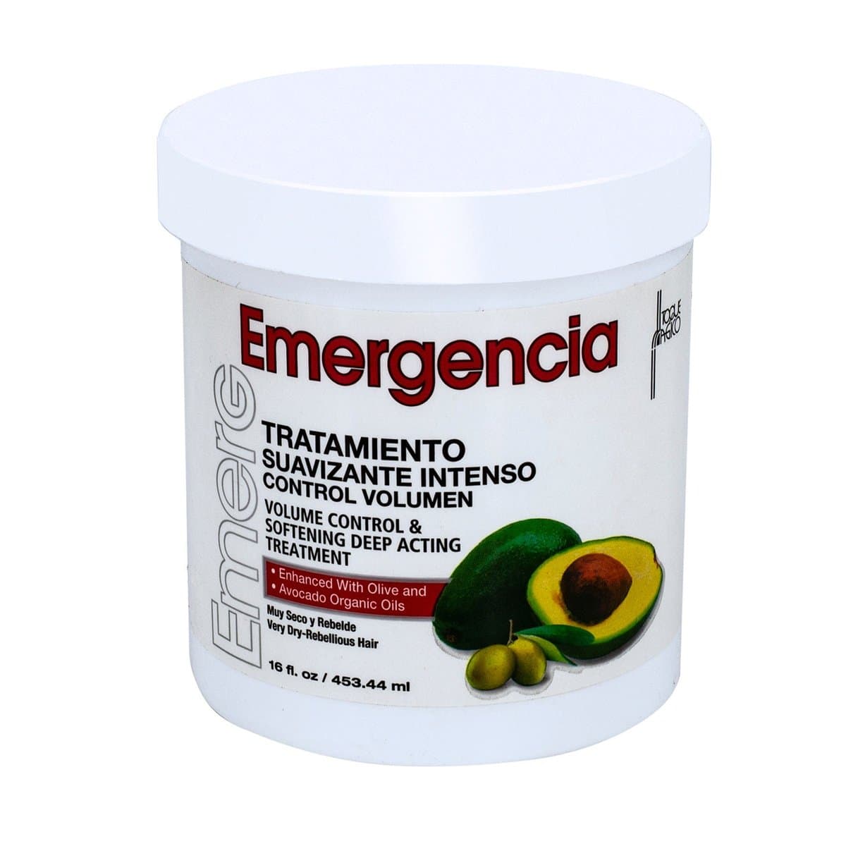 Tratamiento Emergencia Suavisante Intenso & Control Volumen Aceite De Oliva Y Aguacate 16 Oz Tratamiento Emergencia Suavisante Intenso & Control Volumen Aceite De Oliva Y Aguacate 16 Oz