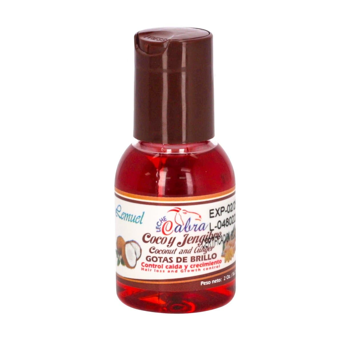 Gota De Brillo Leche Cabra Coco Y Jengibre 2 Oz Gota De Brillo Leche Cabra Coco Y Jengibre 2 Oz