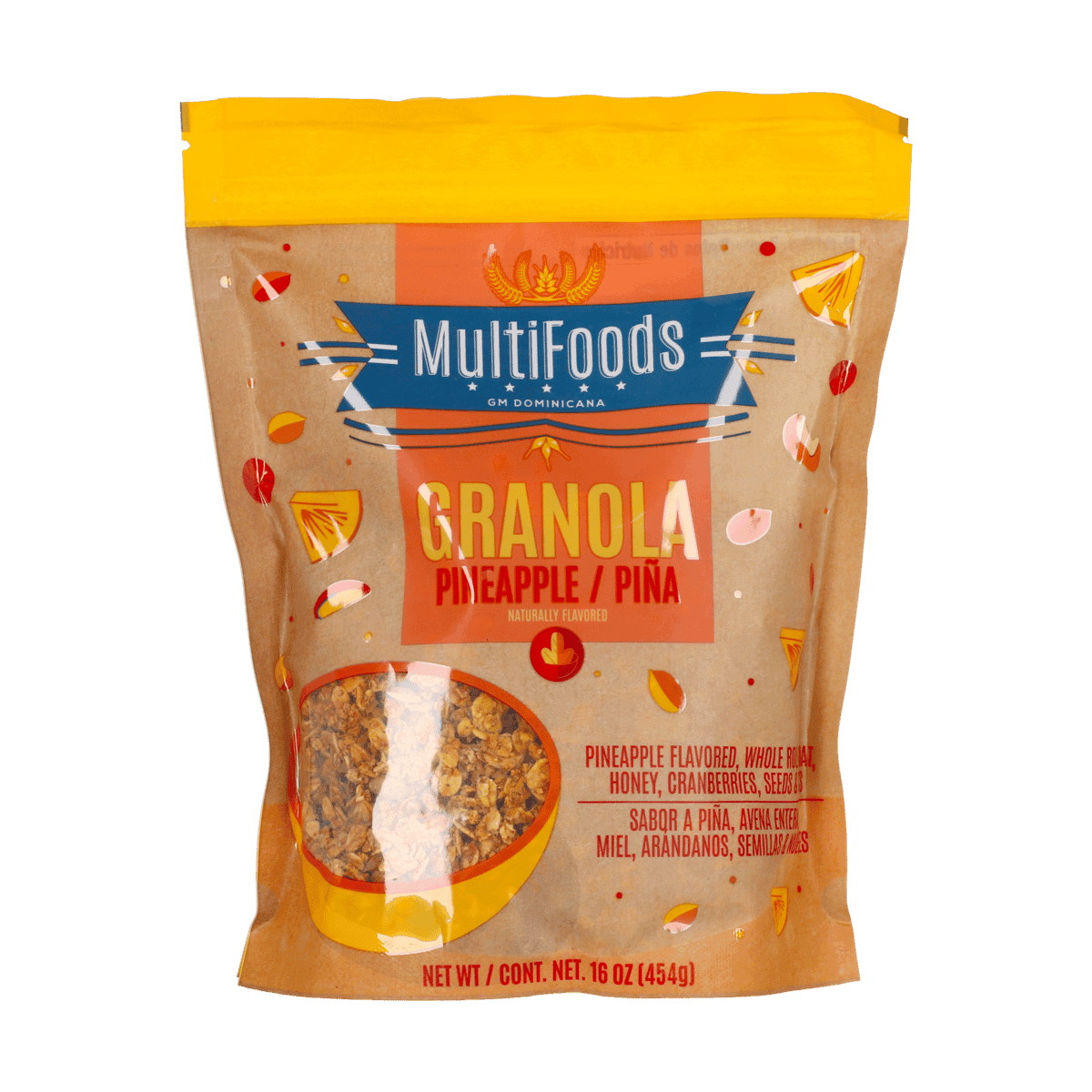 Granola Multifoods con Piña 454 g Granola Multifoods con Piña 454 g