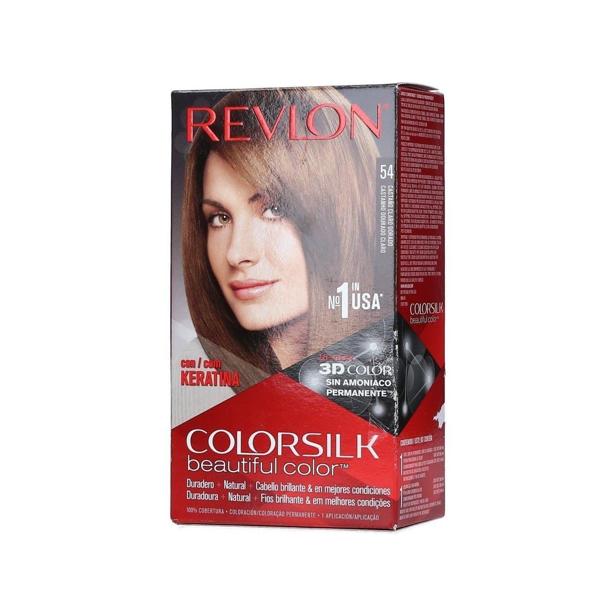 Tinte Revlon Colorsilk Castaño Claro Dorado No. 54 Tinte Revlon Colorsilk Castaño Claro Dorado No. 54