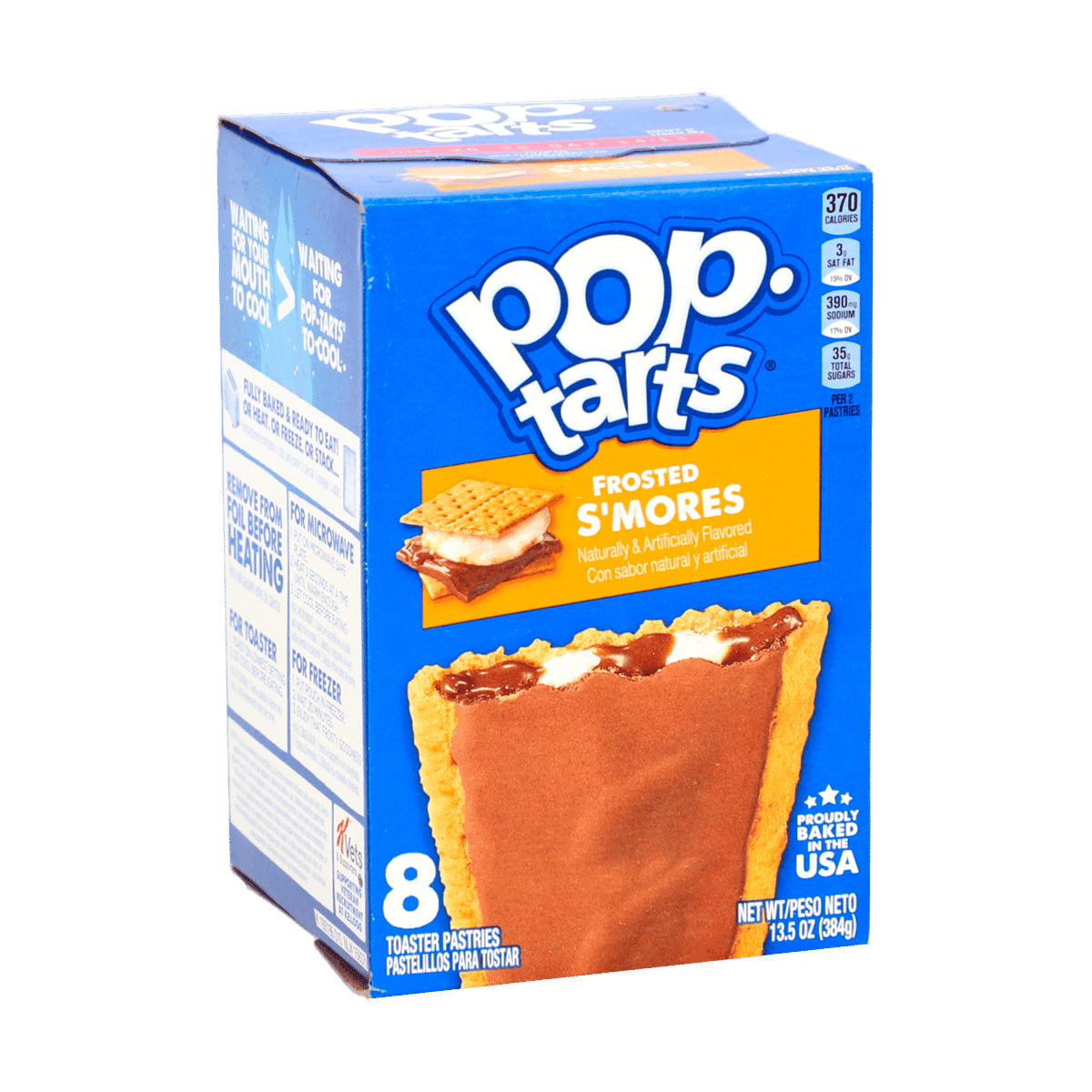 Pastelitos para Tostadora Pop-Tarts® S'Mores Glaseados 384 Gramos Pastelitos para Tostadora Pop-Tarts® S'Mores Glaseados 384 Gramos