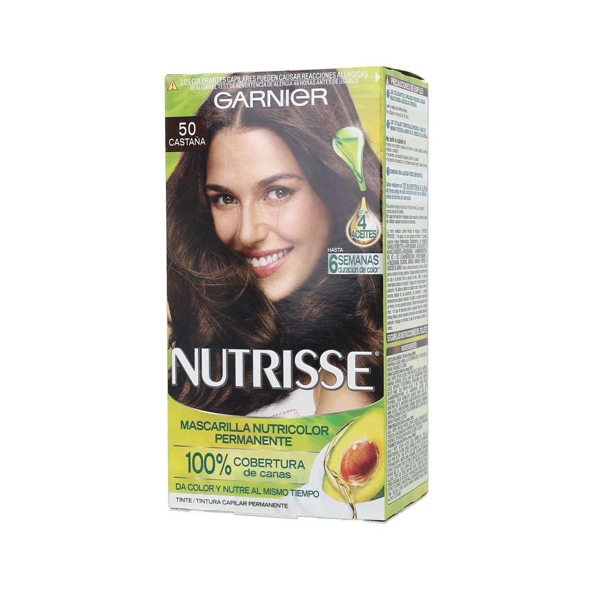 Tinte Garnier Nutrisse Castaña 50 Tinte Garnier Nutrisse Castaña 50
