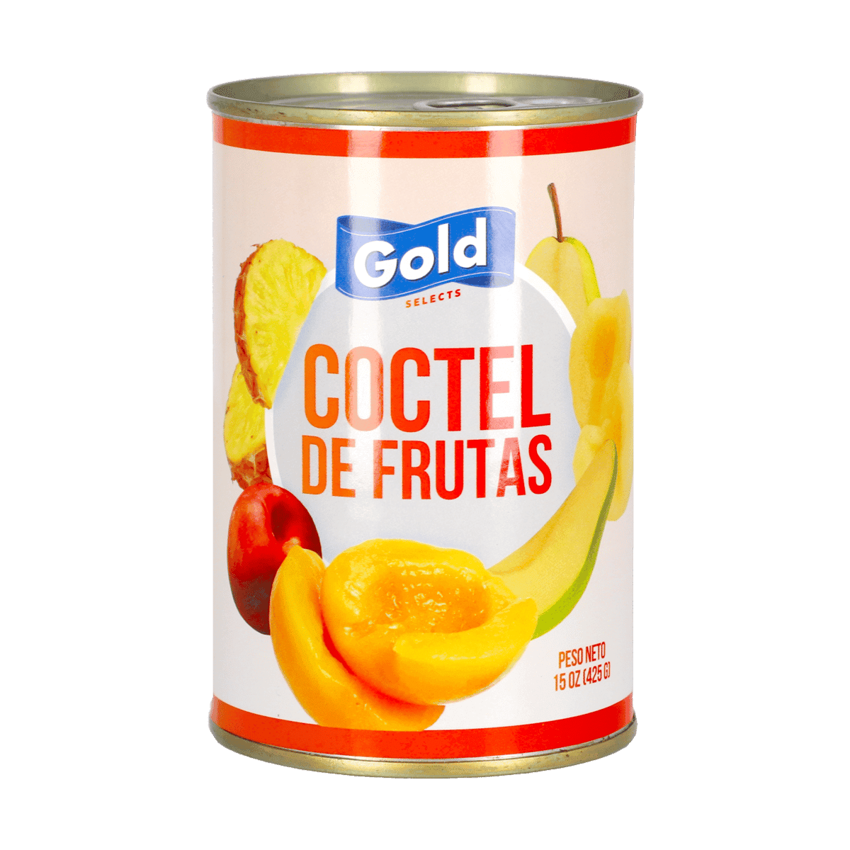 Coctel De Frutas Gold Selects en Almíbar 15oz Coctel De Frutas Gold Selects en Almíbar 15oz