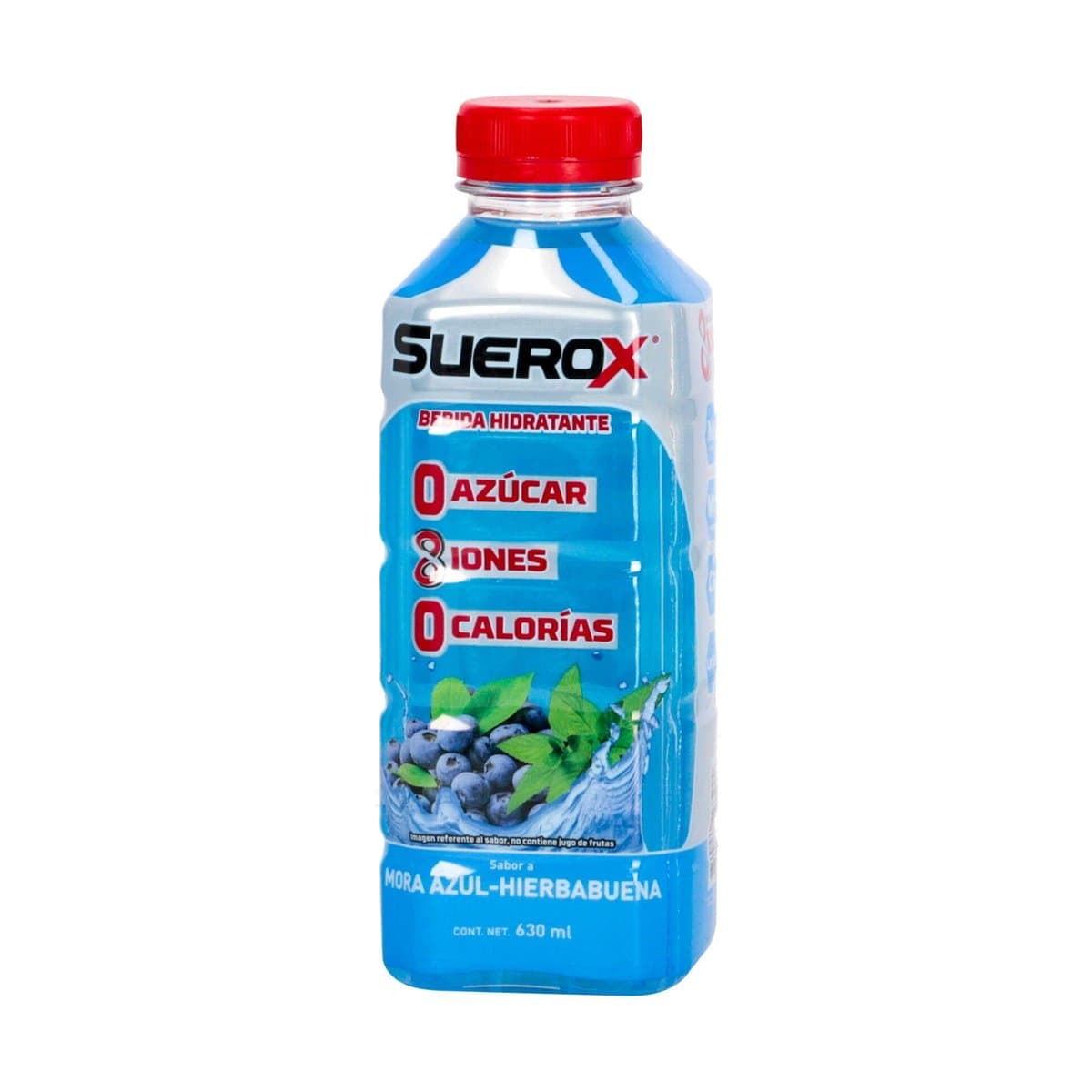 Suerox Bebida Hidratante Sabor A Mora Azul-Hierbabuena 630ml Suerox Bebida Hidratante Sabor A Mora Azul-Hierbabuena 630ml