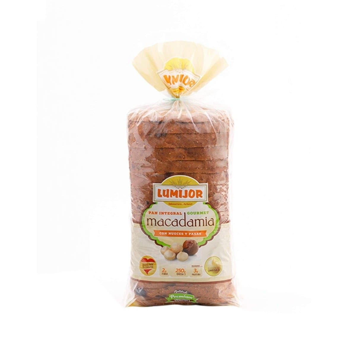Pan Viga Integral Lumijor Nueces & Pasas 510 g Pan Viga Integral Lumijor Nueces & Pasas 510 g