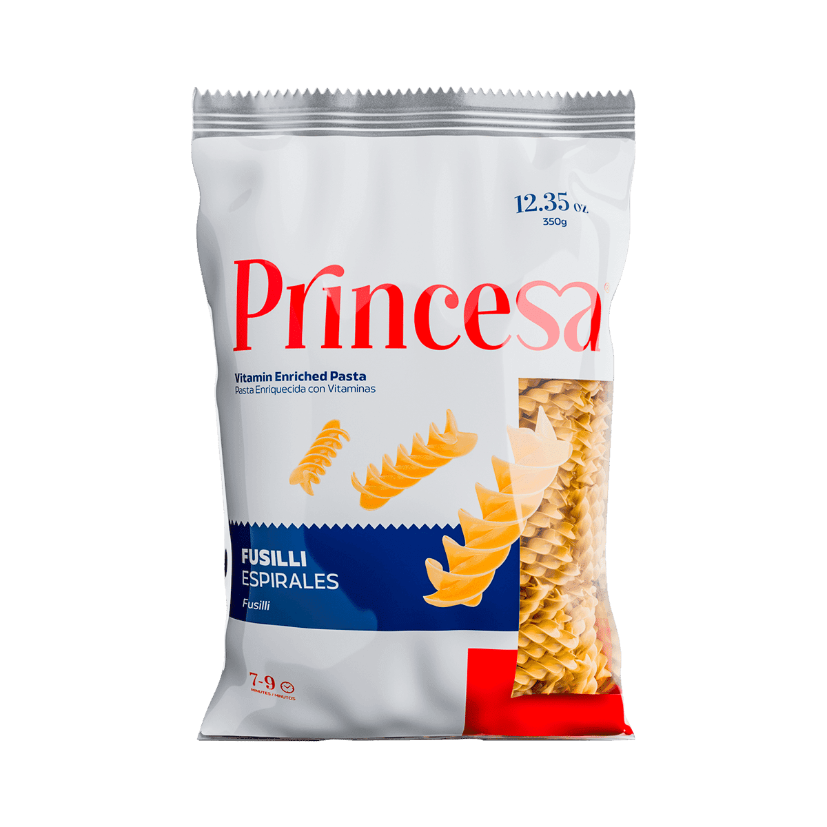 Pasta Enriquecida con Vitaminas Princesa Espirales 350 g Pasta Enriquecida con Vitaminas Princesa Espirales 350 g
