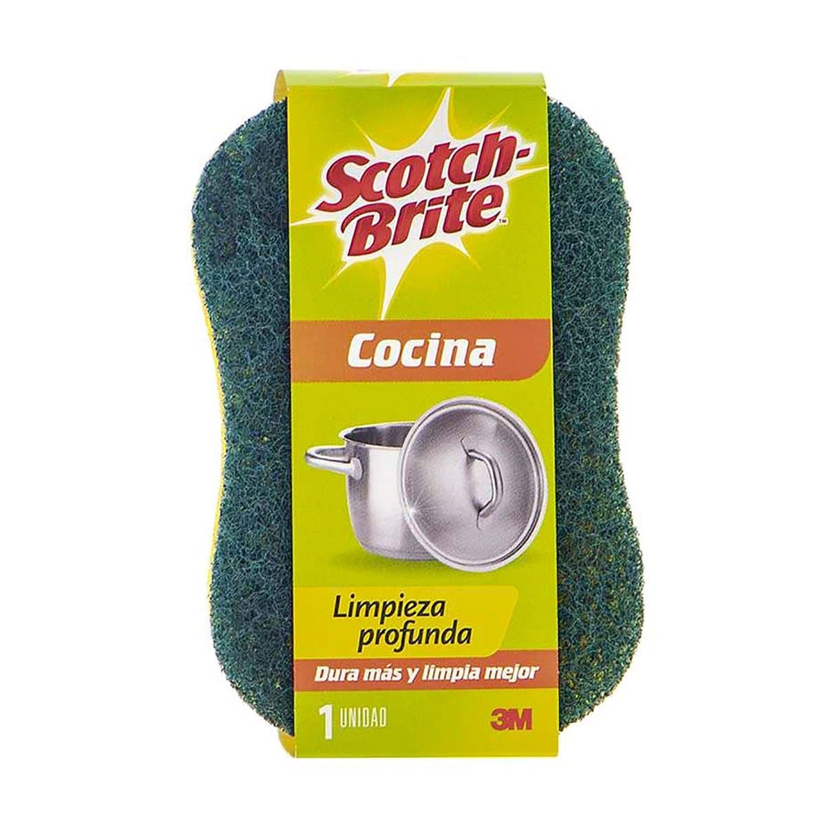 Billo Con Esponja Scotch Brite Para Fregar 2 Und Billo Con Esponja Scotch Brite Para Fregar 2 Und