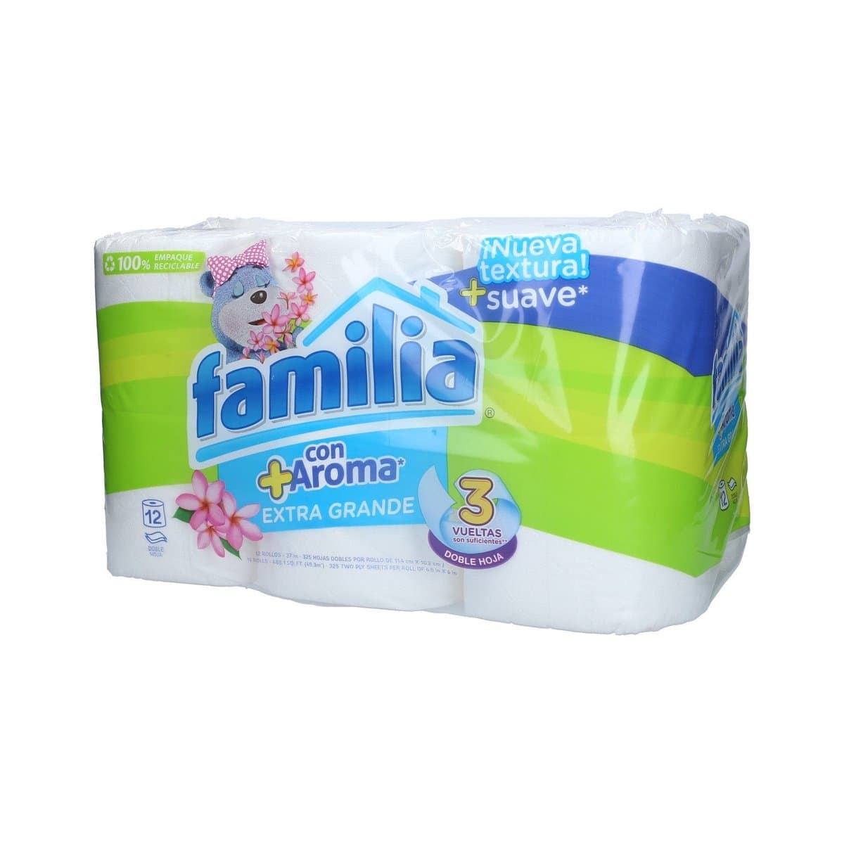 Papel Higiénico Familia Acolchado Extra Grande 12 uds Papel Higiénico Familia Acolchado Extra Grande 12 uds