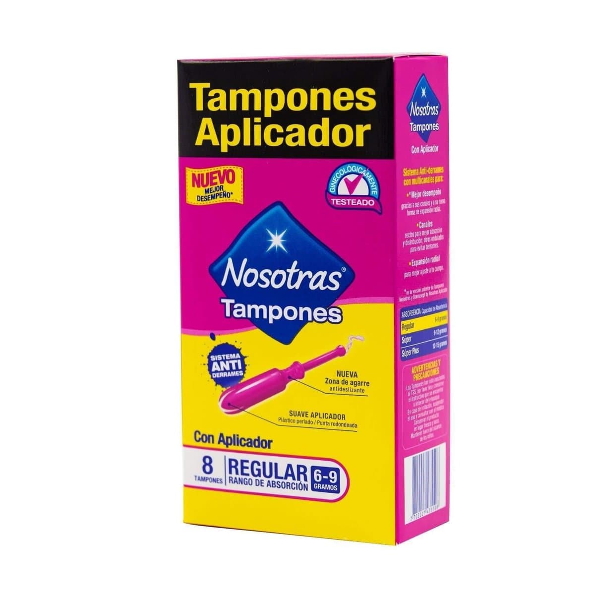 Tampones Con Aplicador Nosotras 8 Uds Tampones Con Aplicador Nosotras 8 Uds