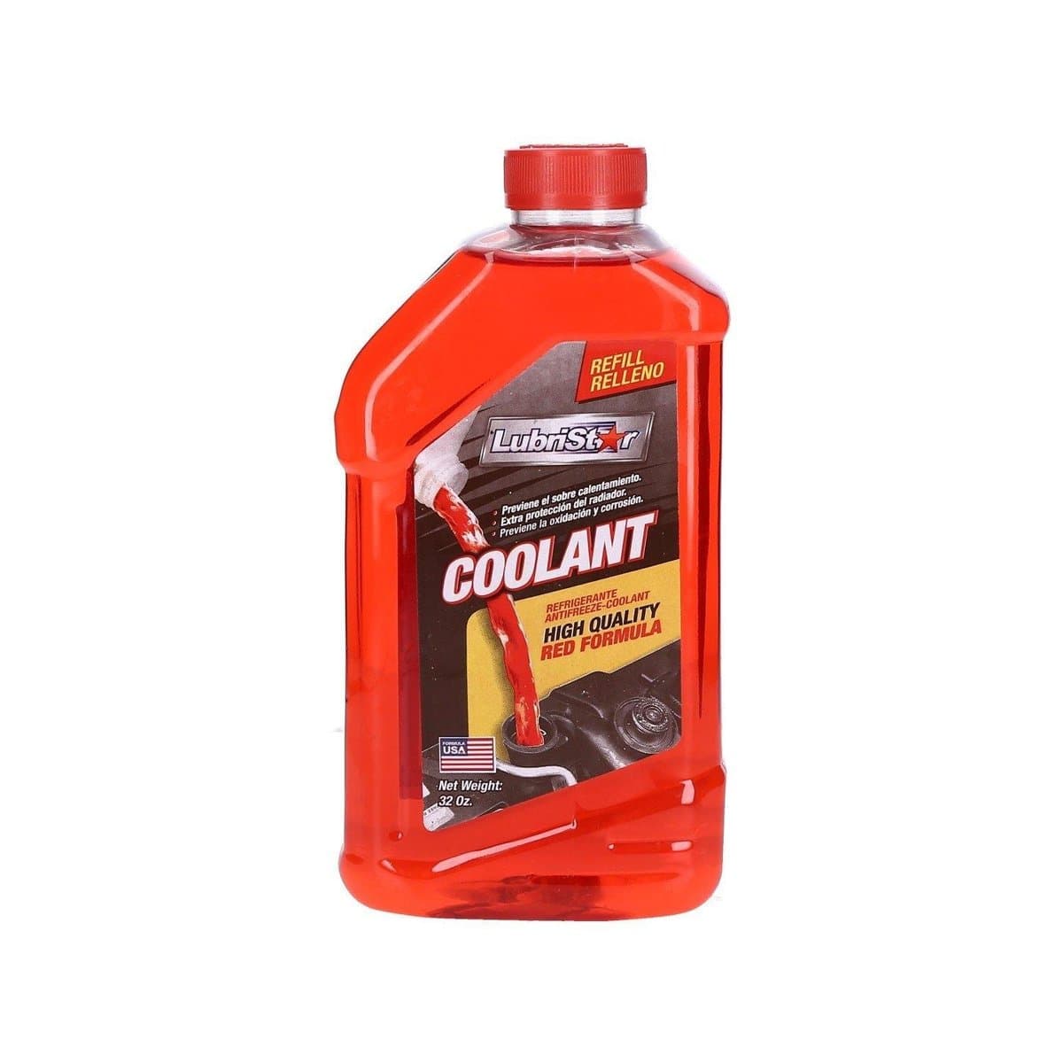 Coolant Relleno Lubristar Rojo 32 oz Coolant Relleno Lubristar Rojo 32 oz