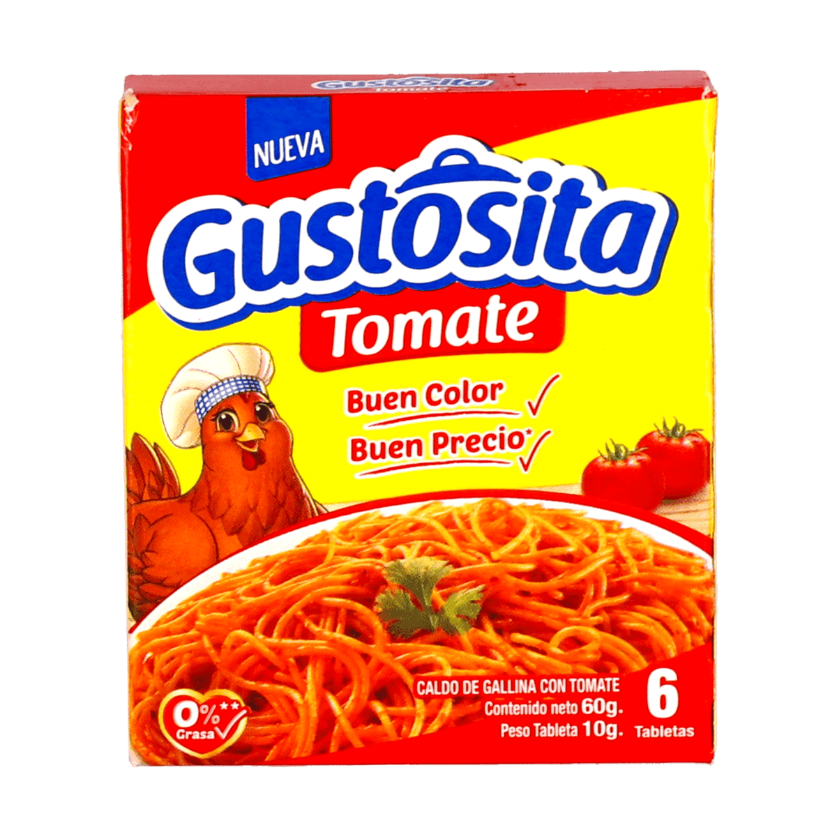 Gustosita de Tomate 6 Tabletas 60 g Gustosita de Tomate 6 Tabletas 60 g