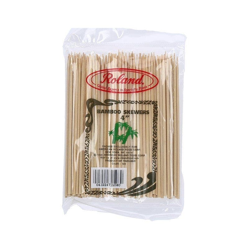 Palitos Roland Para Brochetas 4" Palitos Roland Para Brochetas 4"