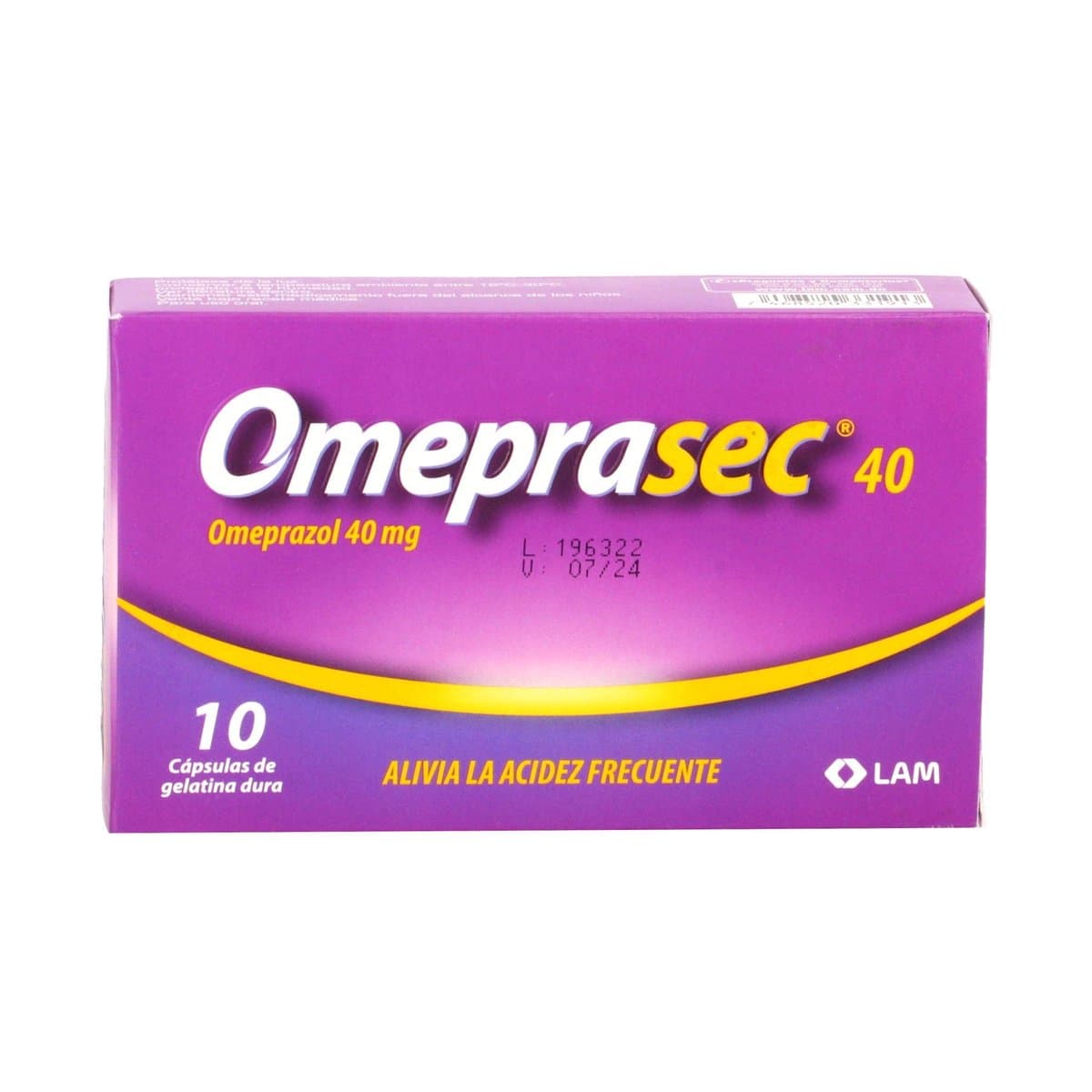 Omeprazol Omeprasec 40mg 10 Cápsulas Omeprazol Omeprasec 40mg 10 Cápsulas