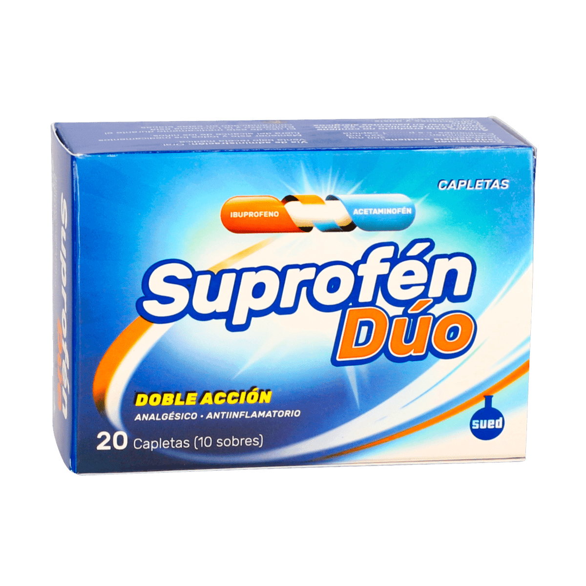 Analgesico Antiinflamatorio Supreofen Duo 20 Capletas Analgesico Antiinflamatorio Supreofen Duo 20 Capletas