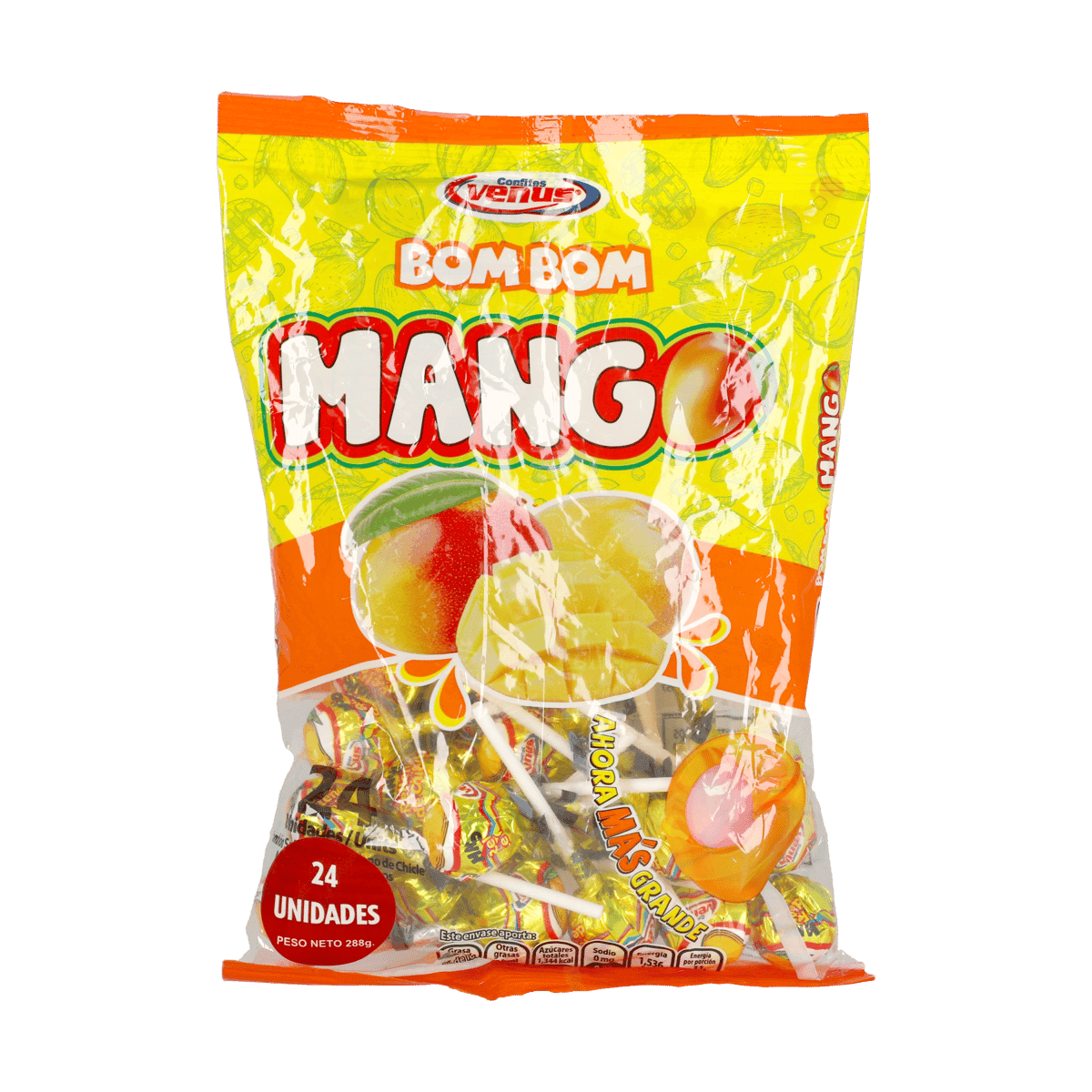 Paletas Sabor a Mango 24 Units 288 g Paletas Sabor a Mango 24 Units 288 g