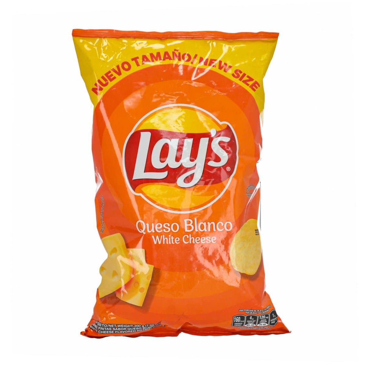 Papita Lays Queso Blanco 200gr Papita Lays Queso Blanco 200gr