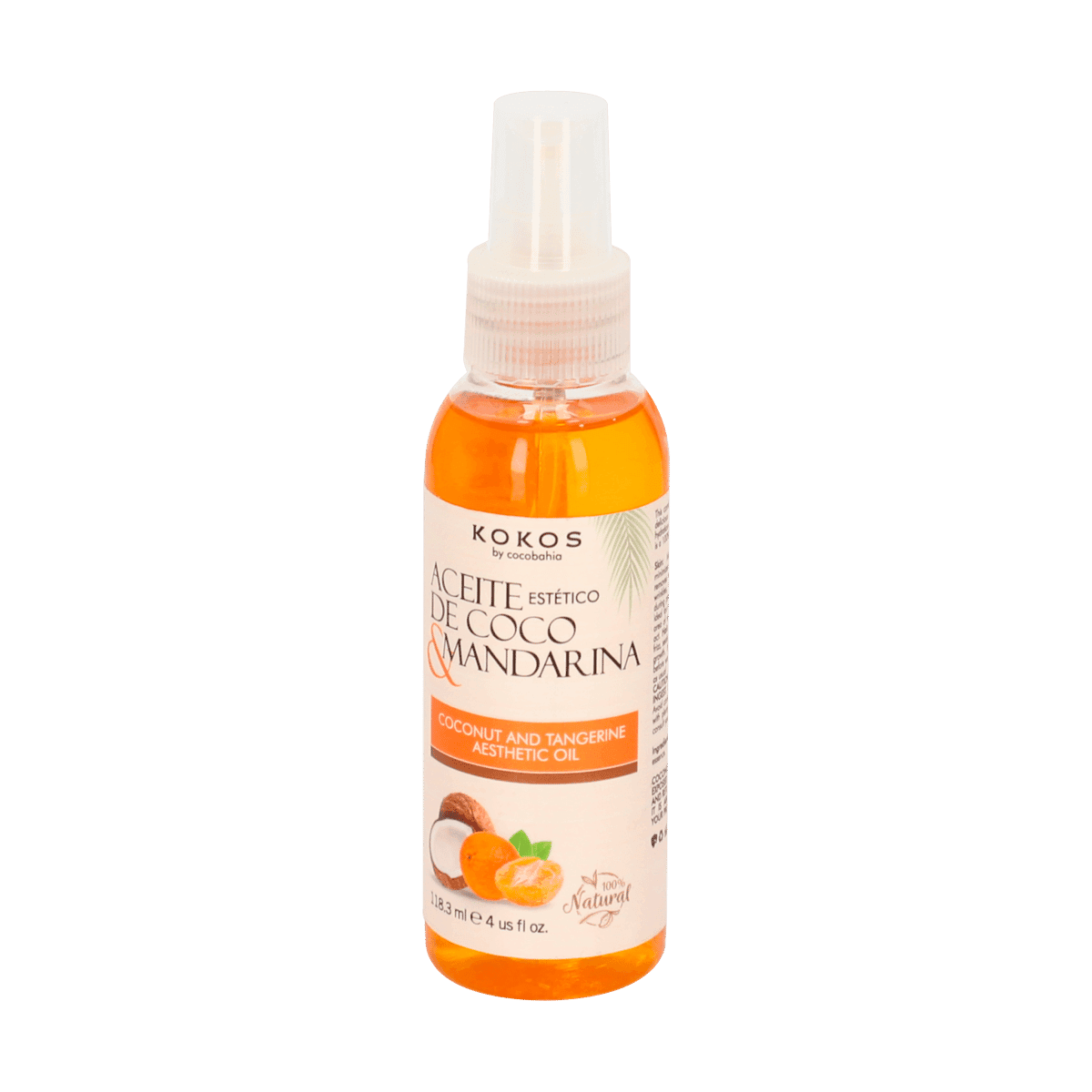 Aceite Estético de Coco & Mandarina Cocobahia 4oz Aceite Estético de Coco & Mandarina Cocobahia 4oz