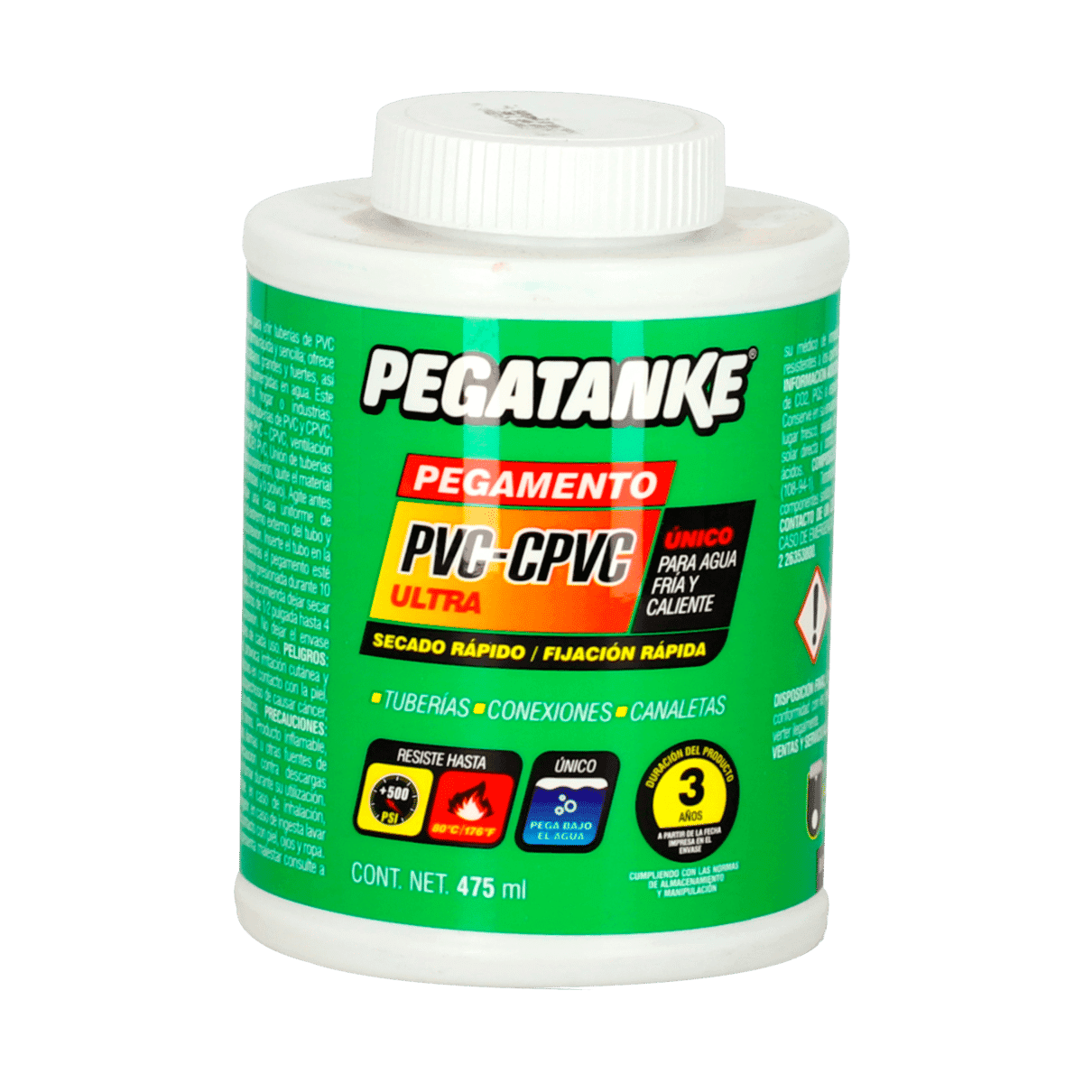 Pegamento Pegatanke Pvc-Cpvc 475ml Pegamento Pegatanke Pvc-Cpvc 475ml