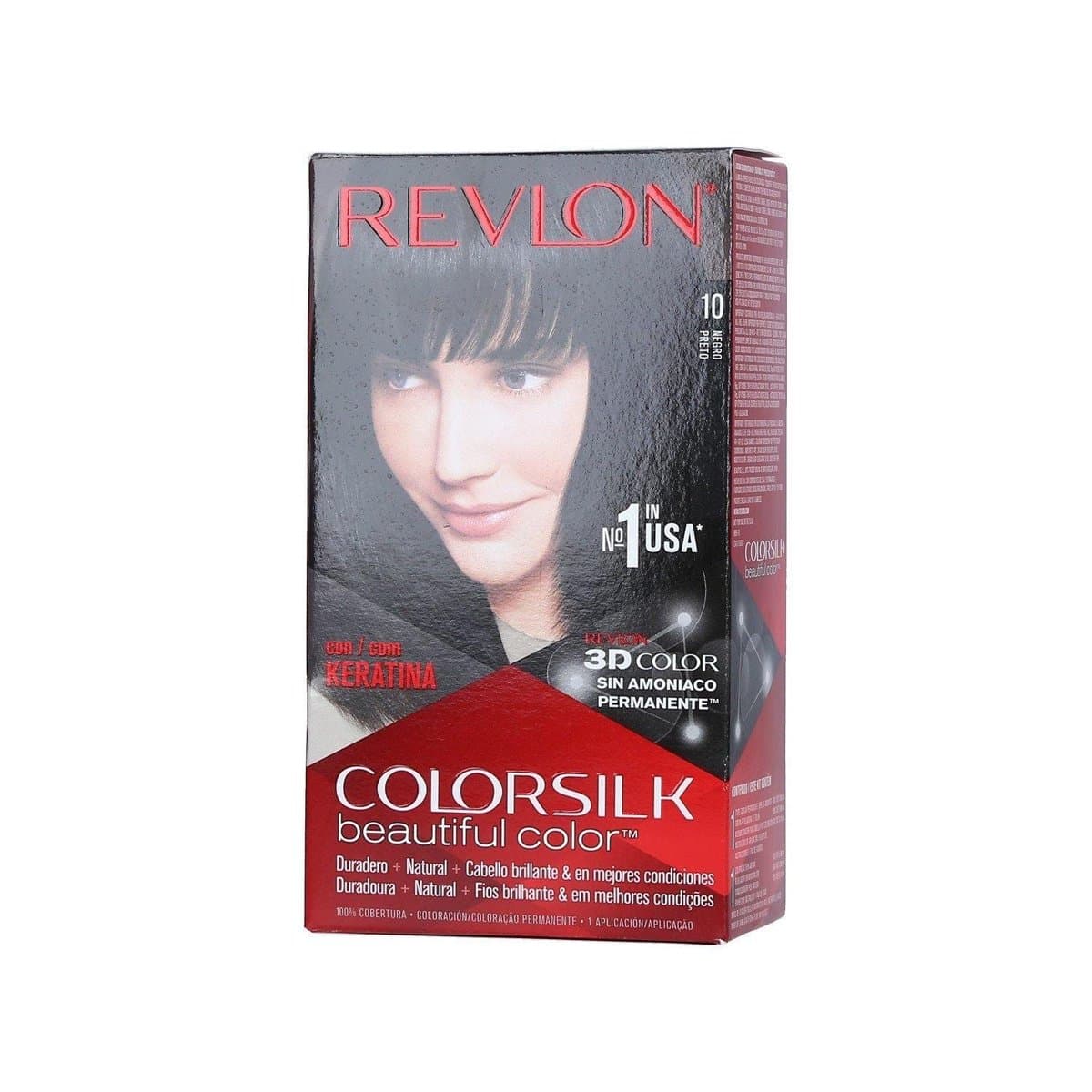 Tinte Revlon Colorsilk Negro 10 Tinte Revlon Colorsilk Negro 10