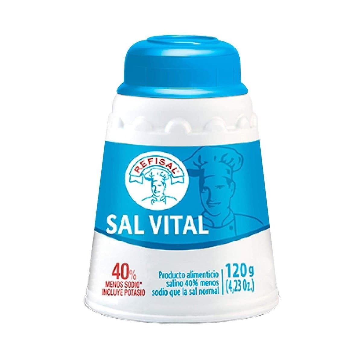 Sal Ligera en Sodio Refisal Light 120g Sal Ligera en Sodio Refisal Light 120g