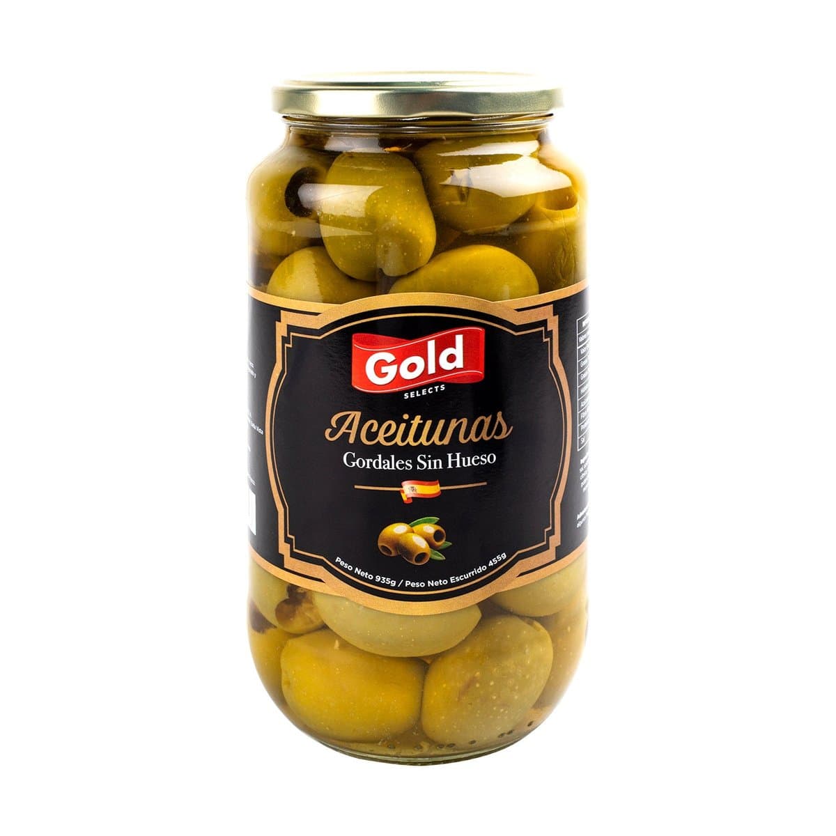 Aceitunas Gordales Sin Hueso Gold Selects 935 g Aceitunas Gordales Sin Hueso Gold Selects 935 g