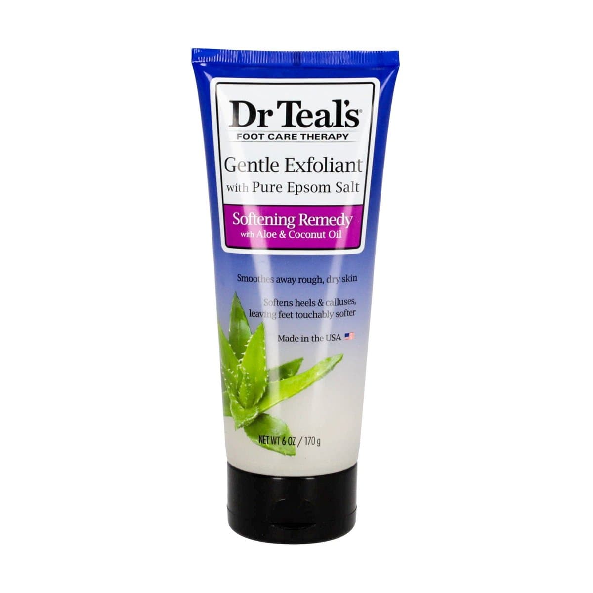 Exfoliante Suave Dr Teals Con Sal Pura De Aloe Y Coco 6 Oz Exfoliante Suave Dr Teals Con Sal Pura De Aloe Y Coco 6 Oz