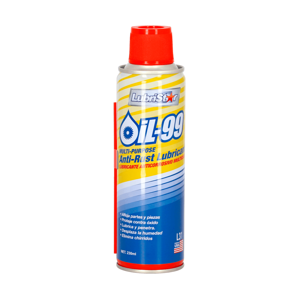 Lubricante Oil-99 Anticorrocivo Multiuso 280ml Lubricante Oil-99 Anticorrocivo Multiuso 280ml