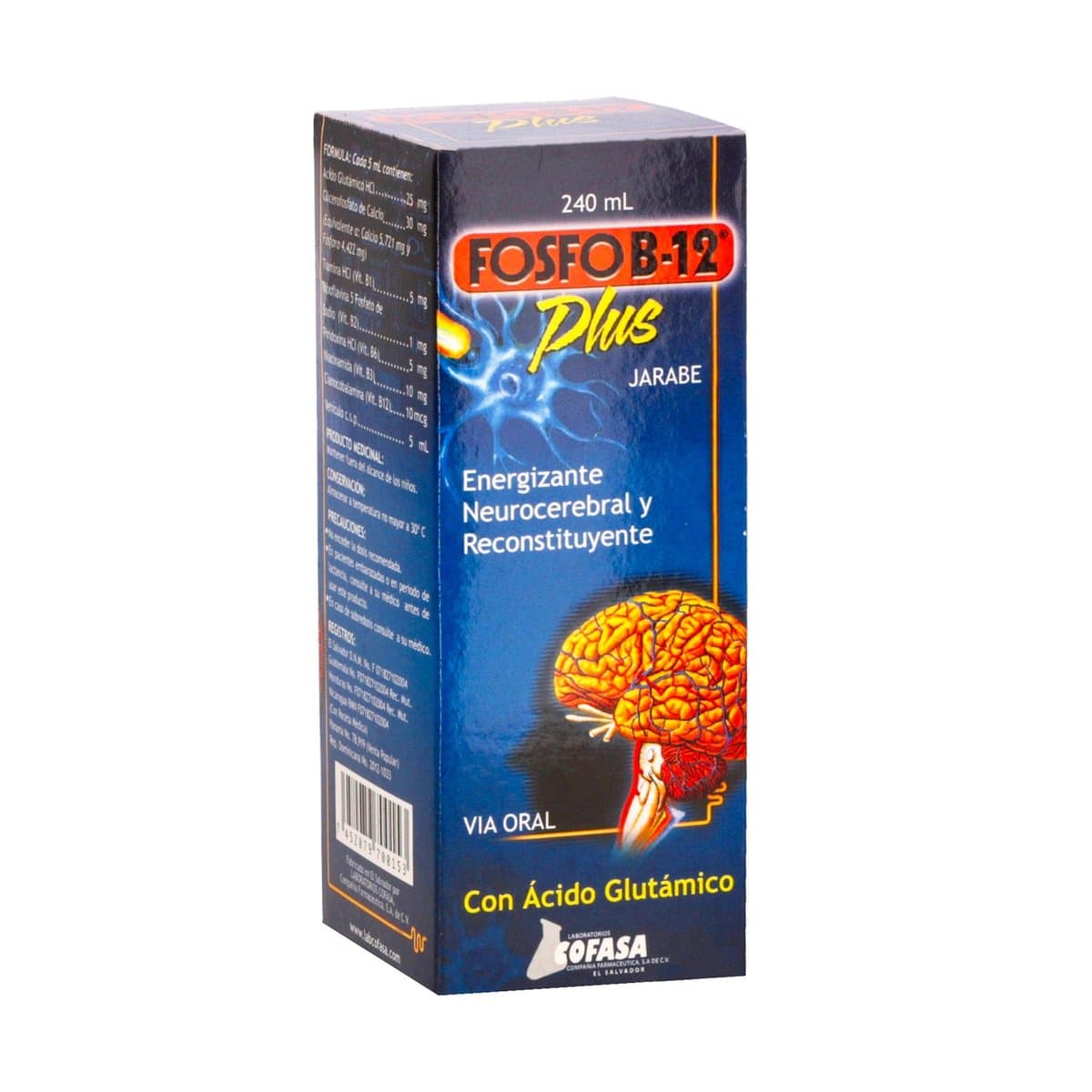 Jarabe Fosfo B-12 Plus 240ml Jarabe Fosfo B-12 Plus 240ml