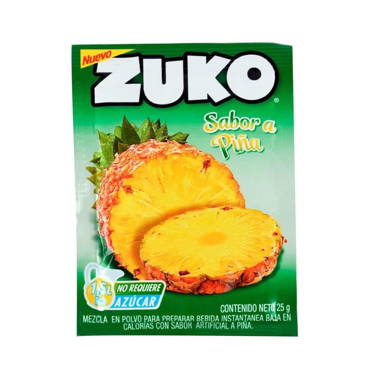 Jugo En Polvo Zuko Sabor Piña 25 g Jugo En Polvo Zuko Sabor Piña 25 g