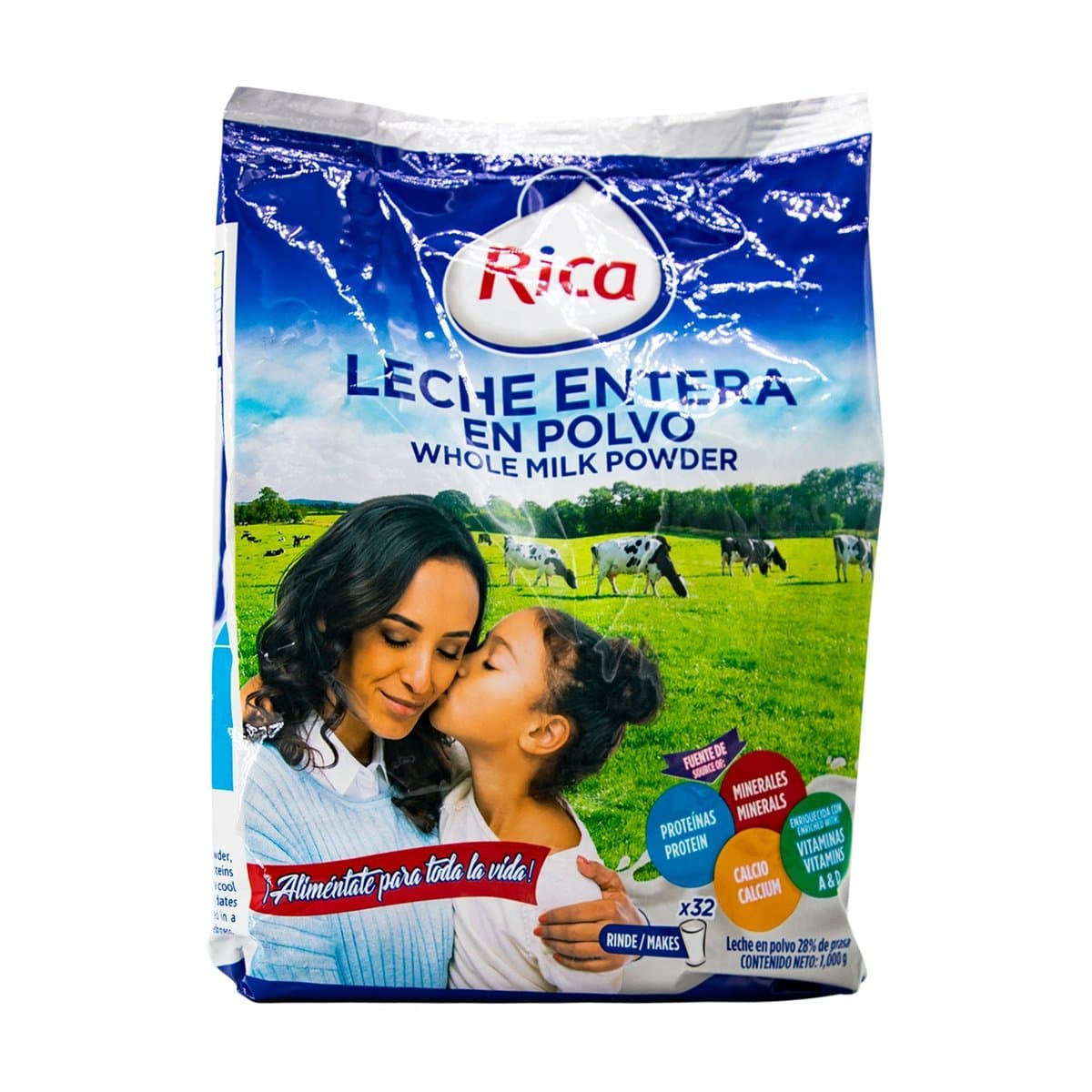 Leche Entera Rica En polvo 1 Kg Leche Entera Rica En polvo 1 Kg
