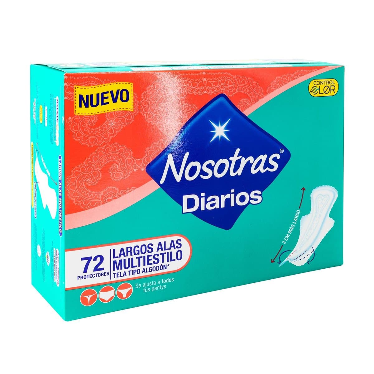 Protectores Nosotras Adaptables 72 uds Protectores Nosotras Adaptables 72 uds