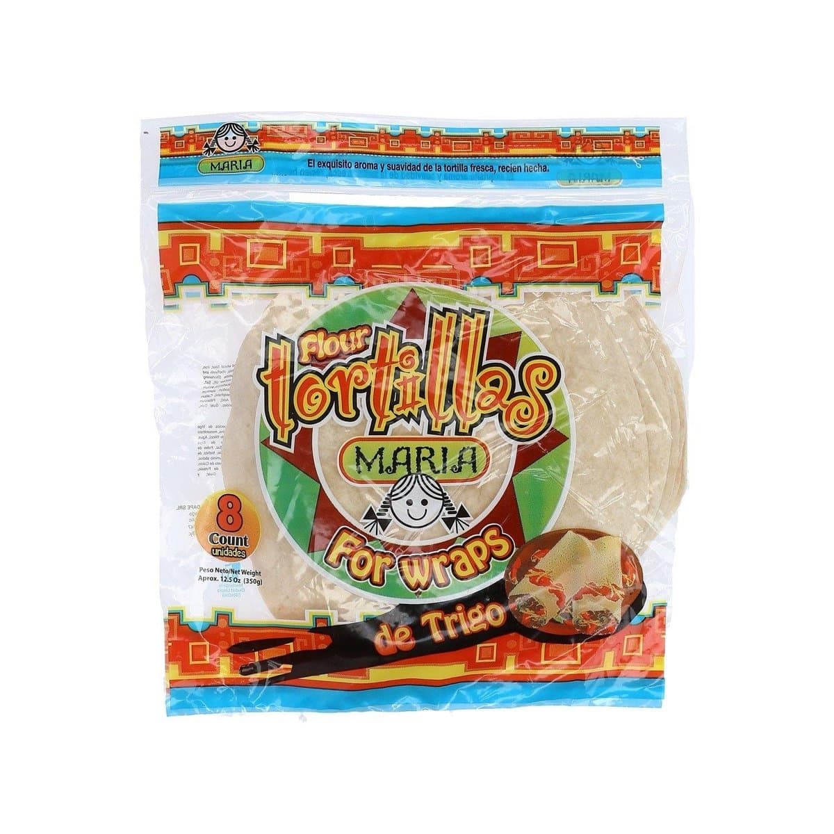 Tortillas De Trigo María Para Tacos 8 uds Tortillas De Trigo María Para Tacos 8 uds