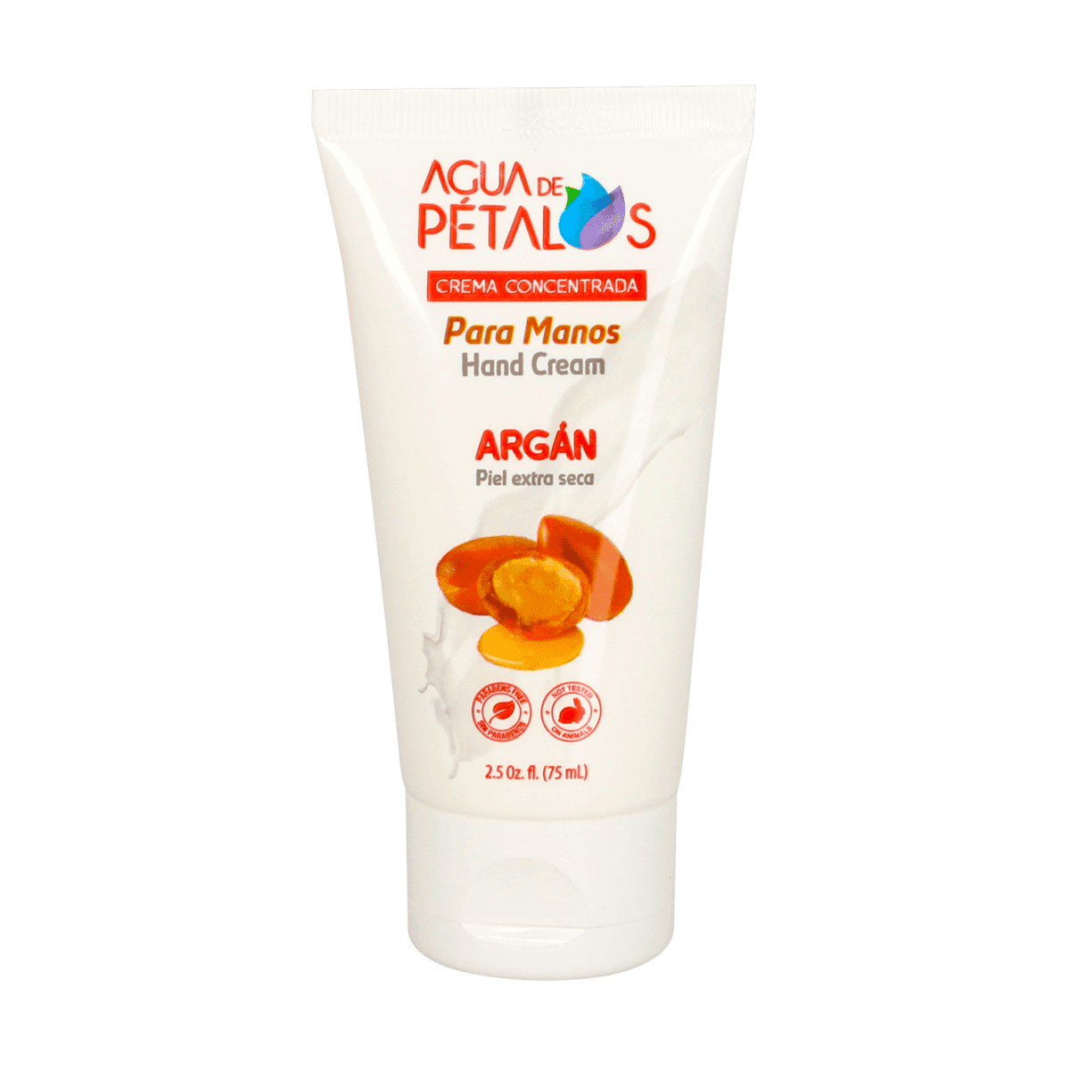 Crema Agua de Petalos Para Manos Con Argán 25 Oz Crema Agua de Petalos Para Manos Con Argán 25 Oz