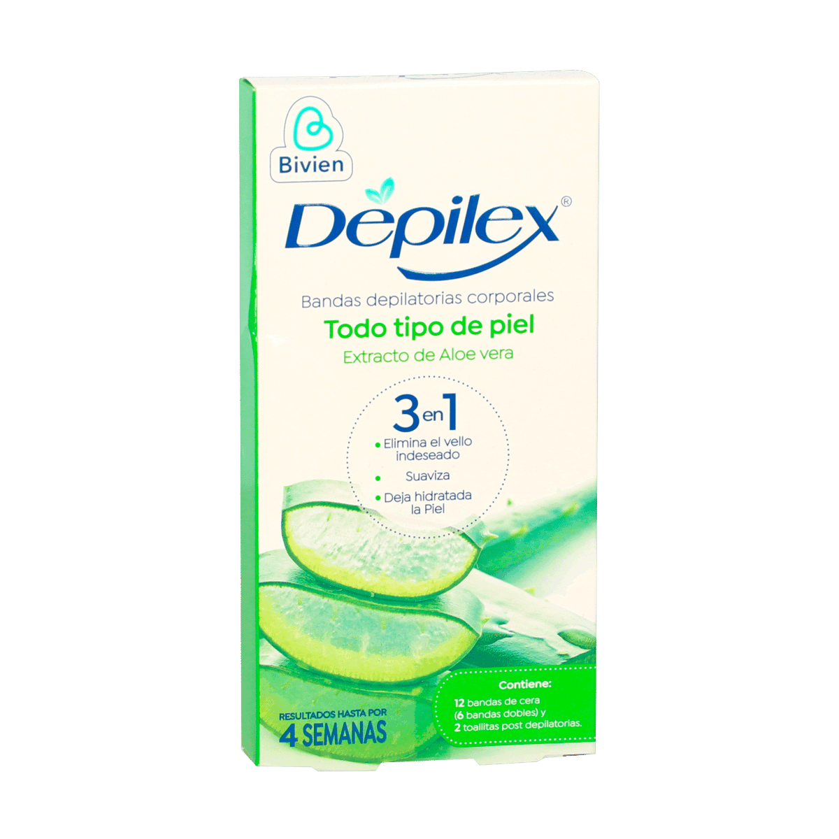 Bandas Depilatorias Depilex Corporales 3 En 1 Bandas Depilatorias Depilex Corporales 3 En 1