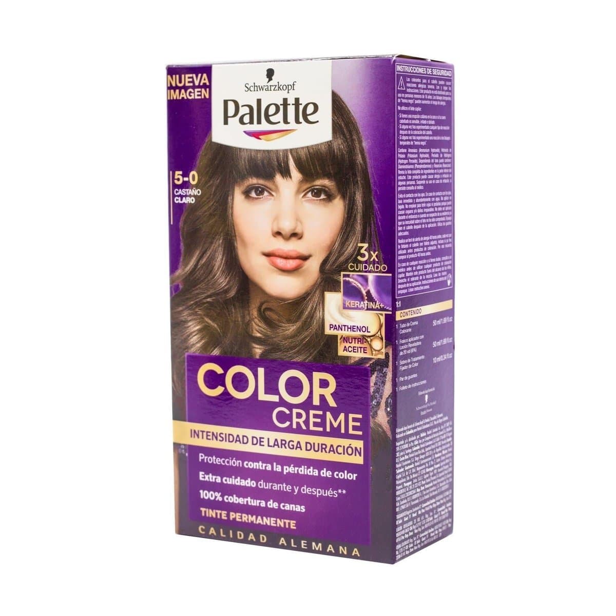 Tinte Schwarzkopf Palette Castaño Claro 5-0 Tinte Schwarzkopf Palette Castaño Claro 5-0