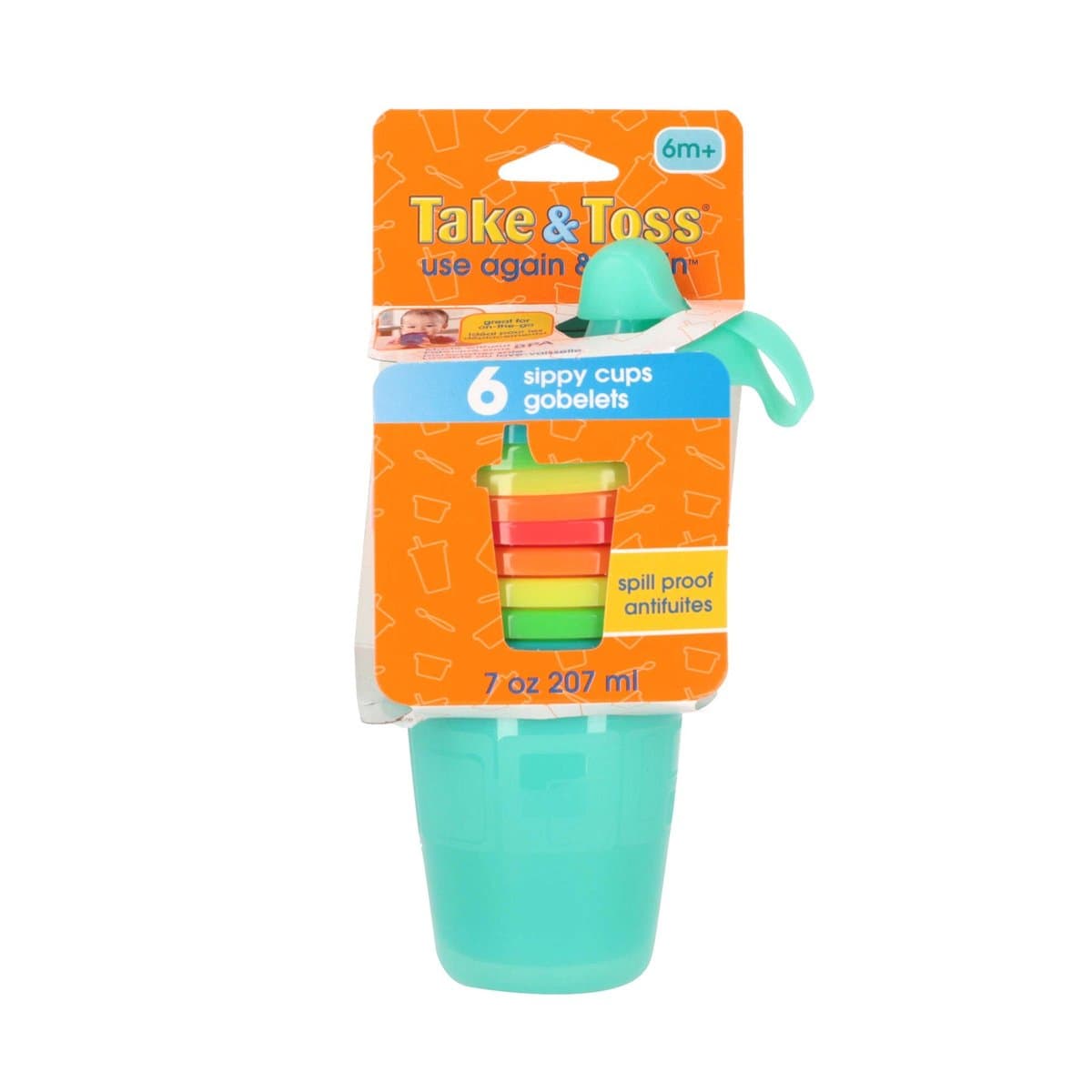 Vaso Antiderrame para Bebe Take Toss R1300 207ml Vaso Antiderrame para Bebe Take Toss R1300 207ml