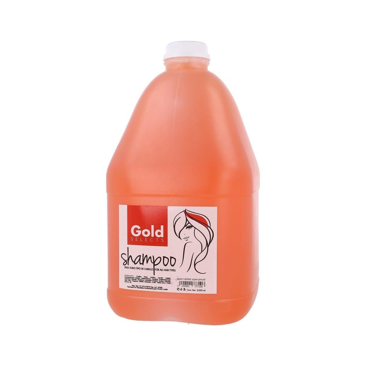 Shampoo Para Todo Tipo De Cabellos Gold Selects 3050ml Shampoo Para Todo Tipo De Cabellos Gold Selects 3050ml