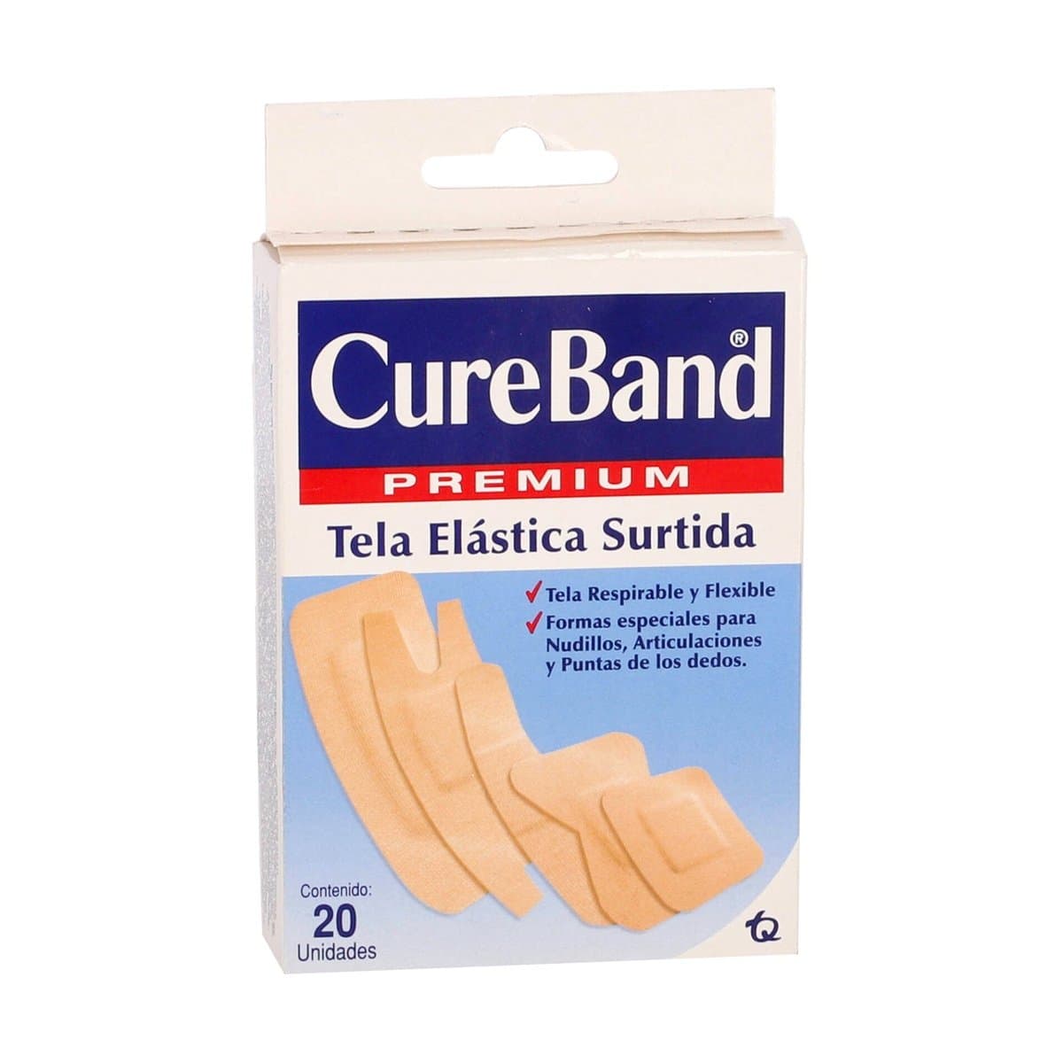 Tela Elastica Surtida CureBand 20 Unidad Tela Elastica Surtida CureBand 20 Unidad