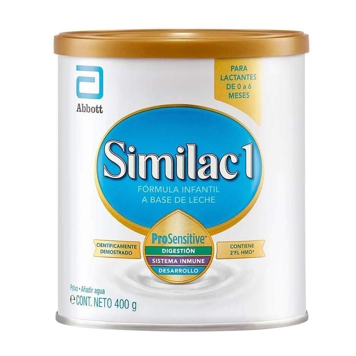 Fórmula Láctea Infantil Similac 1 HMO De 0-6 Meses 400 g Fórmula Láctea Infantil Similac 1 HMO De 0-6 Meses 400 g