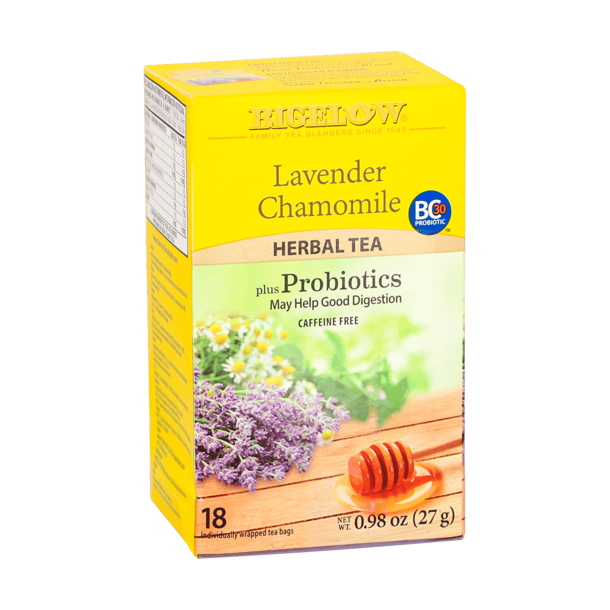 Té de Hierbas Bigelow Lavander Chamomile Probiotics 18 Unidad Té de Hierbas Bigelow Lavander Chamomile Probiotics 18 Unidad