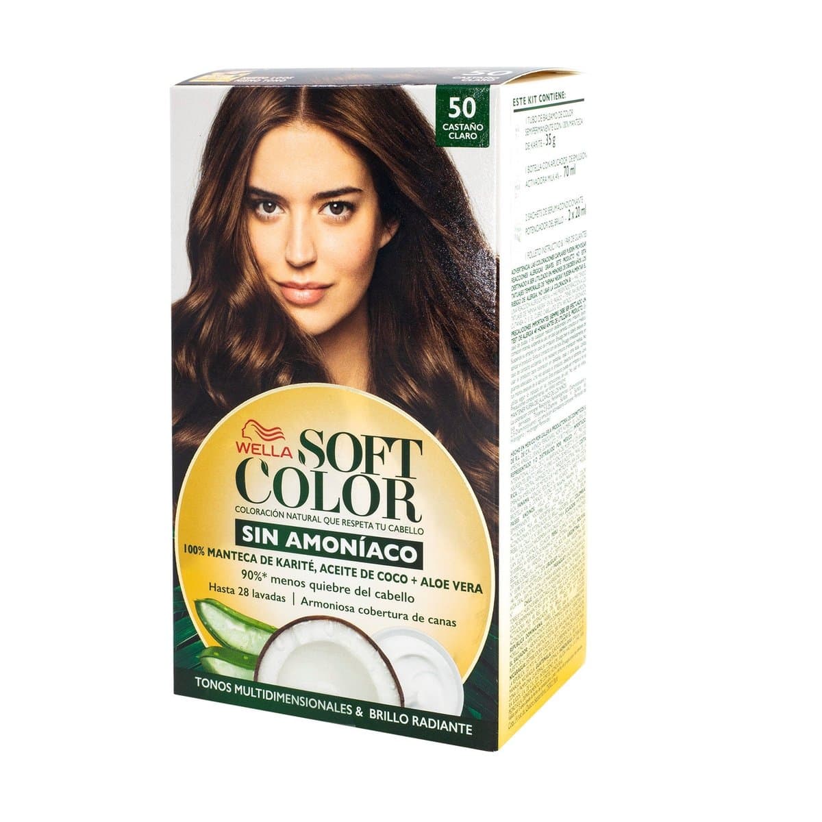 Tinte Sin Amoniaco Soft Color Castaño Claro 50 Tinte Sin Amoniaco Soft Color Castaño Claro 50