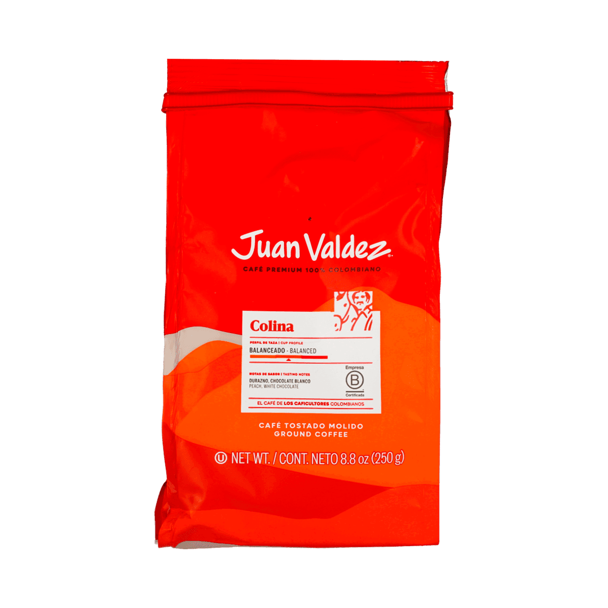 Cafe Tostado Molido Juan Valdez Colina 250 Gramos Cafe Tostado Molido Juan Valdez Colina 250 Gramos