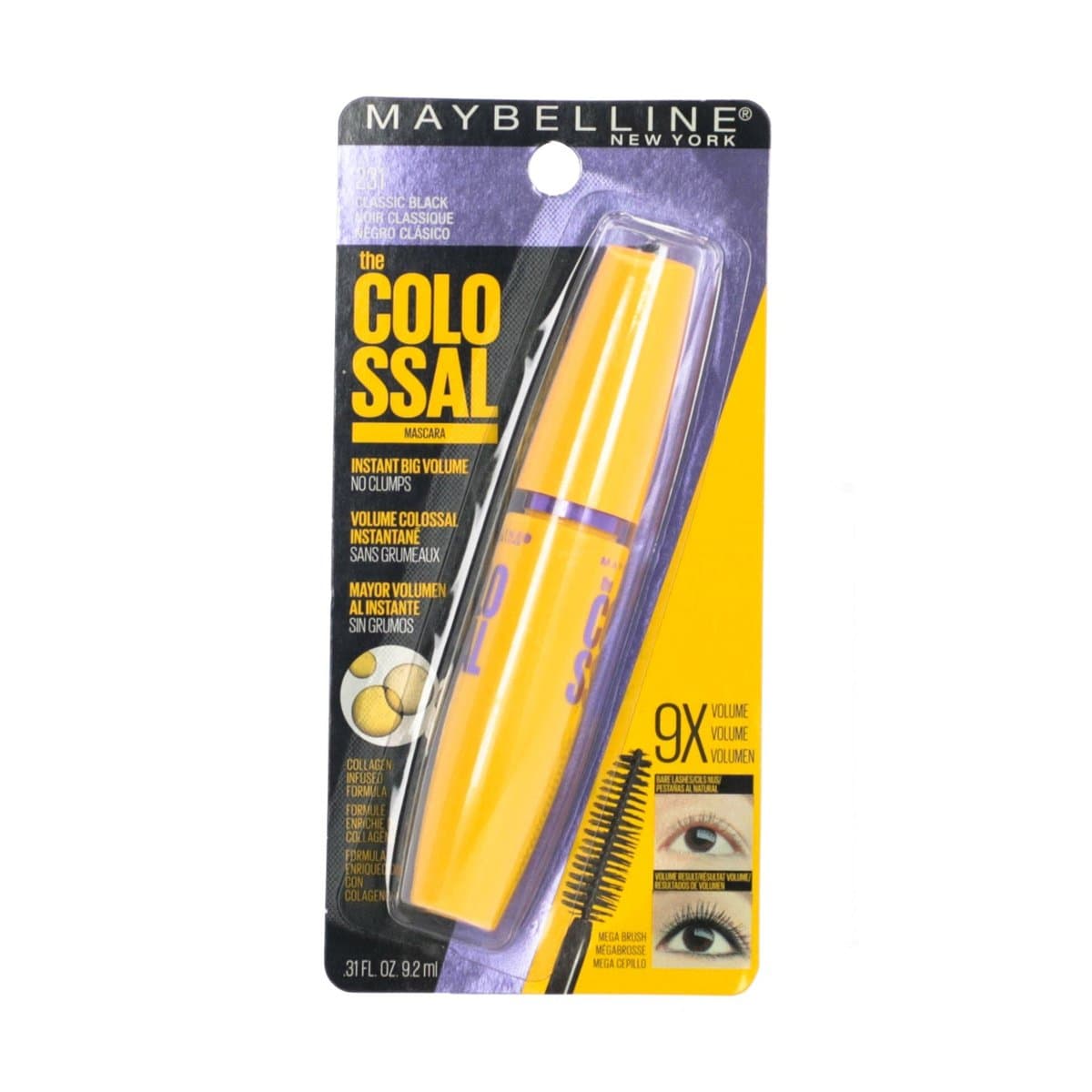 Mascara Colossal Maybelline Negra Mascara Colossal Maybelline Negra