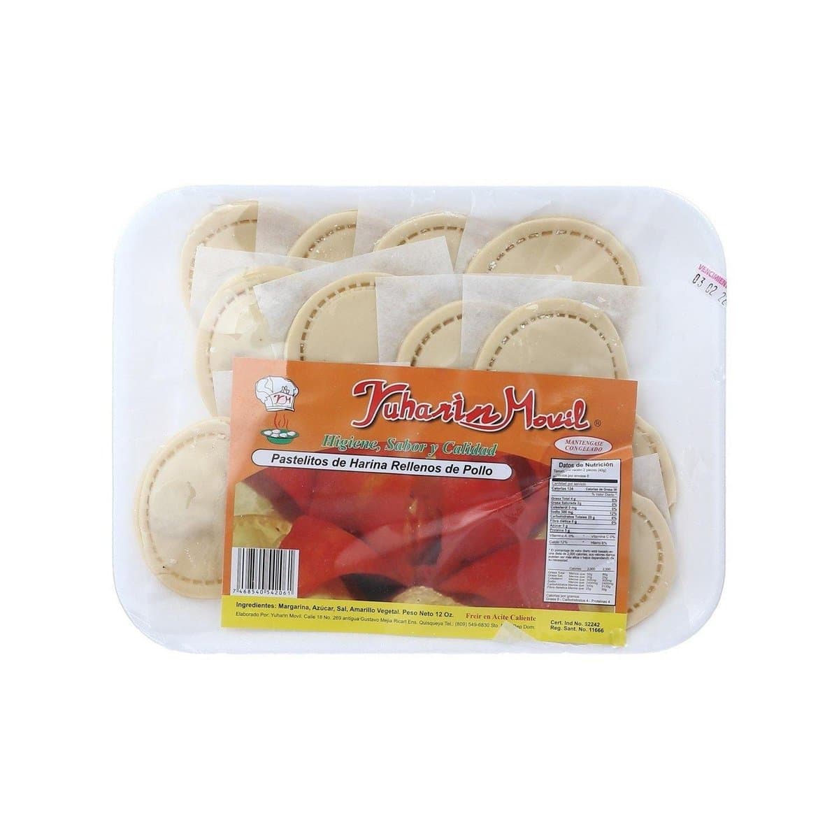 Pastelitos De Harina Yuharin Movil Rellenos De Pollo 340 g Pastelitos De Harina Yuharin Movil Rellenos De Pollo 340 g