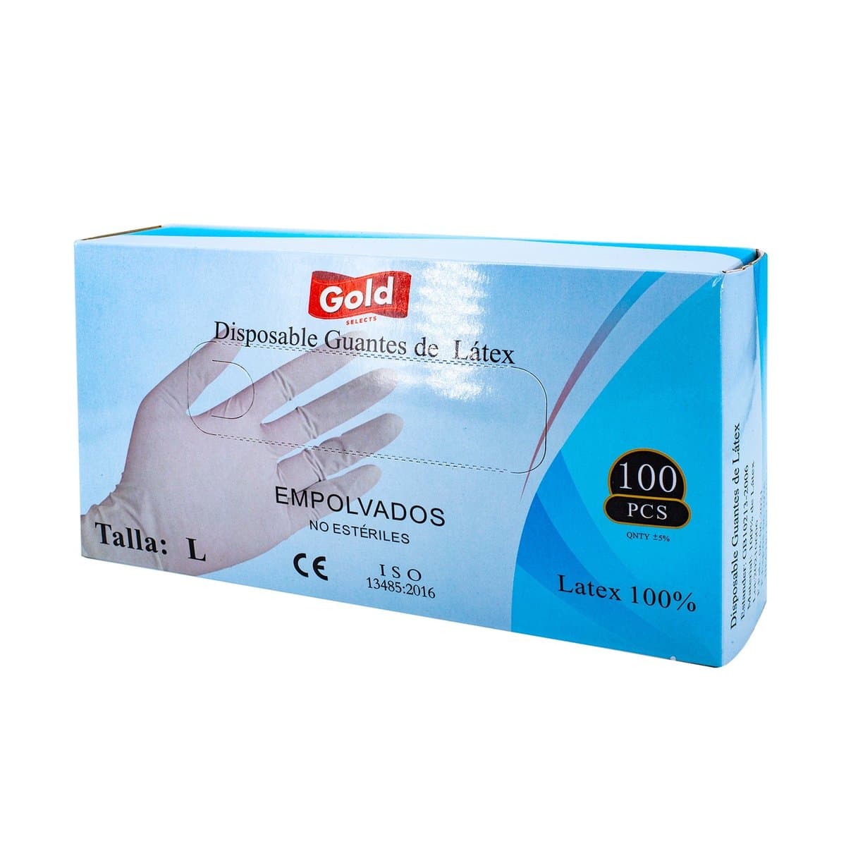 Guantes De Latex Gold Selects Talla L 100 uds Guantes De Latex Gold Selects Talla L 100 uds