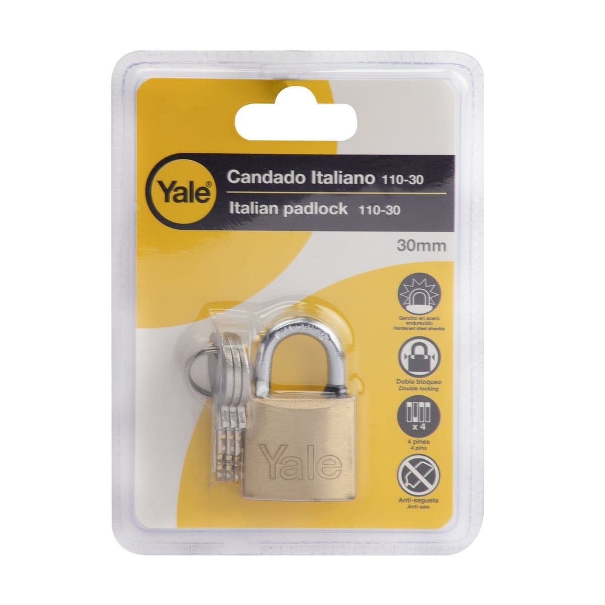 Candado Italiano Yale 30 mm Candado Italiano Yale 30 mm