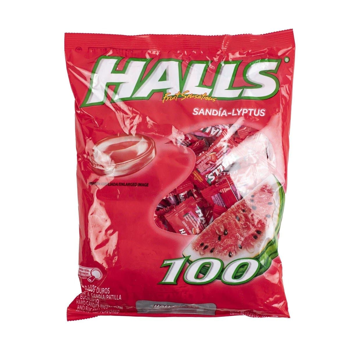 Mentas Halls Sabor Sandía 100 uds Mentas Halls Sabor Sandía 100 uds